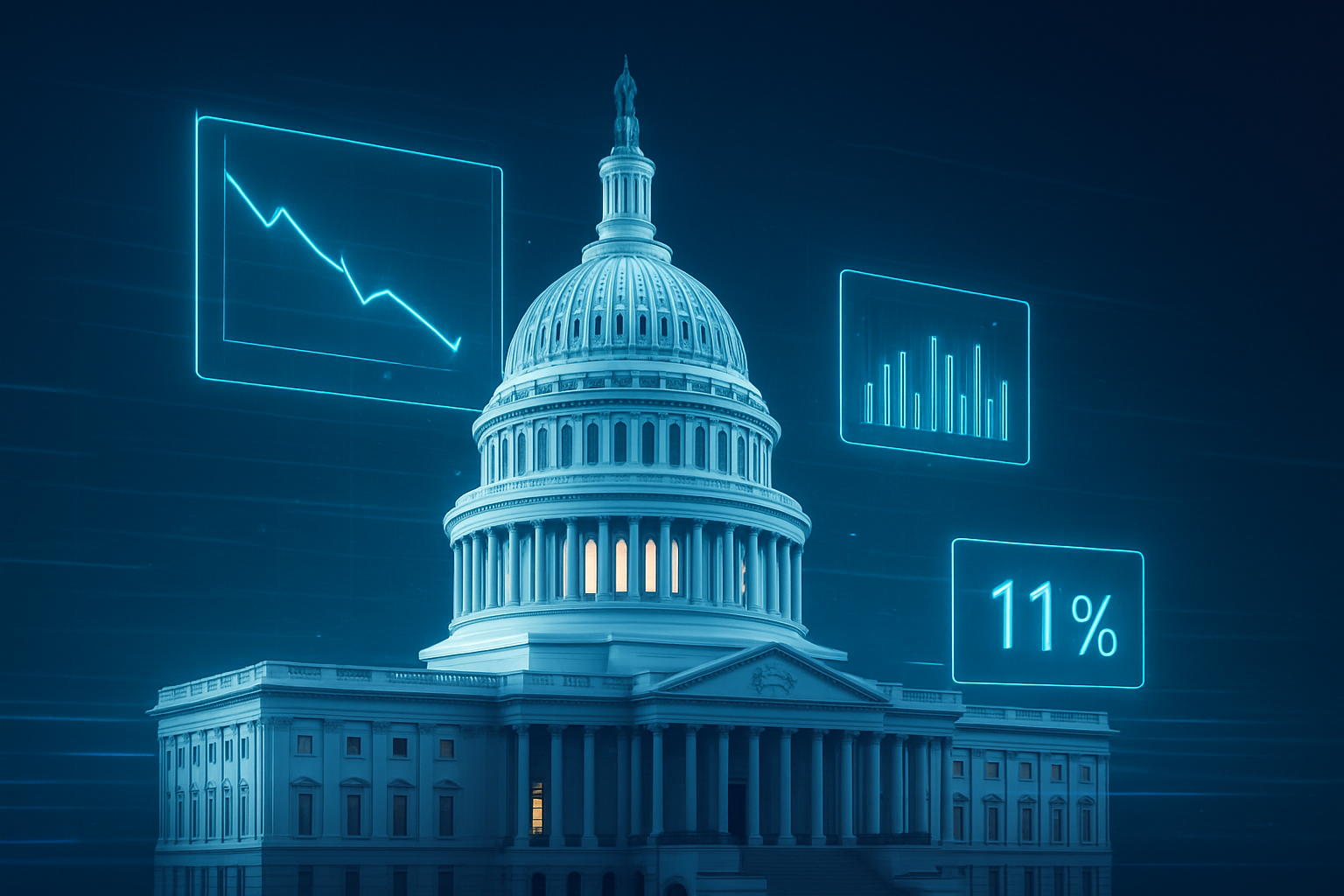 Betting Against the Brink: Why Prediction Markets See Only an 11% Chance of a January Shutdown