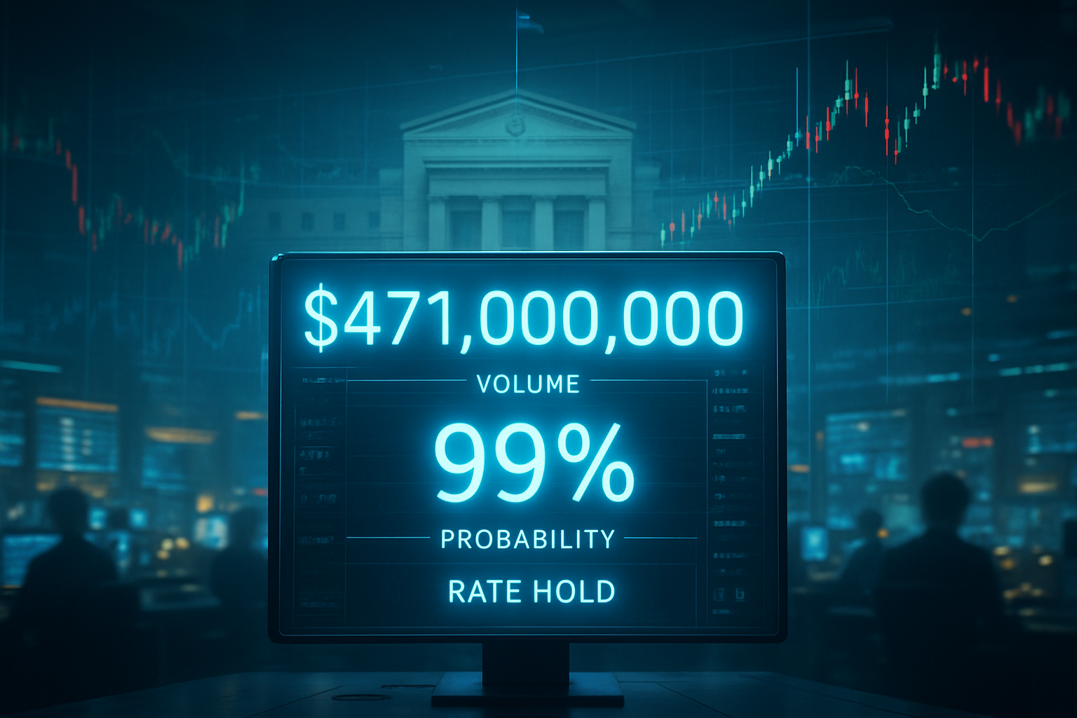 Betting on the Pause: Prediction Markets Signal 99% Certainty for Fed Hold in January as Polymarket Volume Nears $500 Million