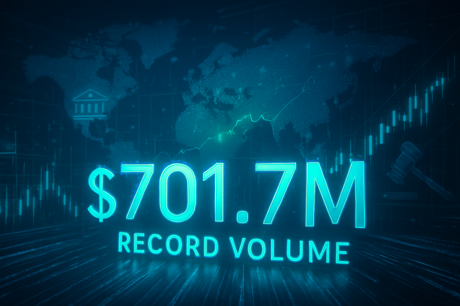 The New Wall Street: Prediction Markets Smash Records with $701.7 Million Day