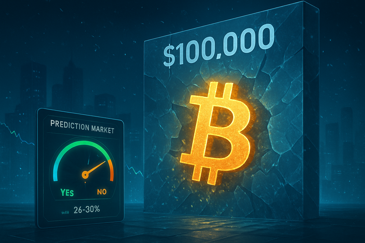 The $100,000 Wall: Why Bitcoin Prediction Markets are Cooling in January 2026