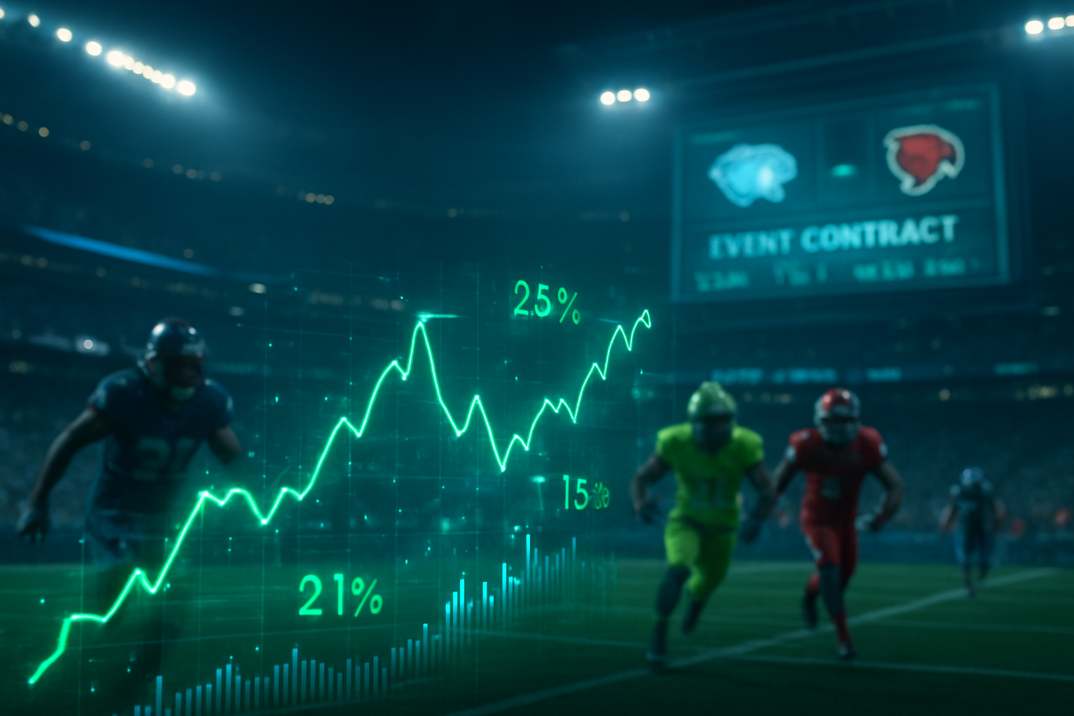 The Great Sports Pivot: Prediction Markets Hit Record $700M Daily Volume as NFL Playoffs Heat Up