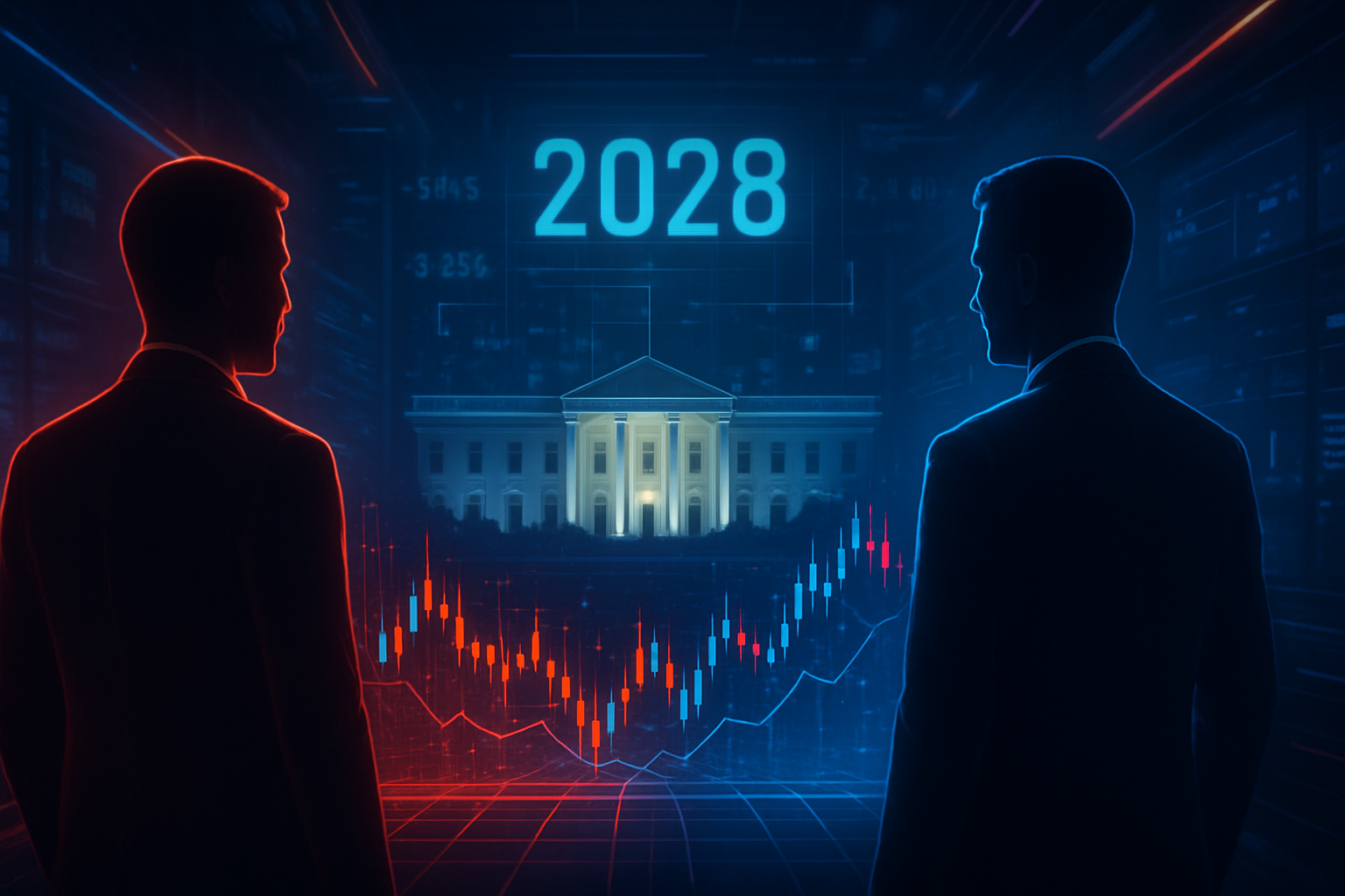 The 2028 Shadow Campaign: Vance and Newsom Dominate Early Prediction Markets