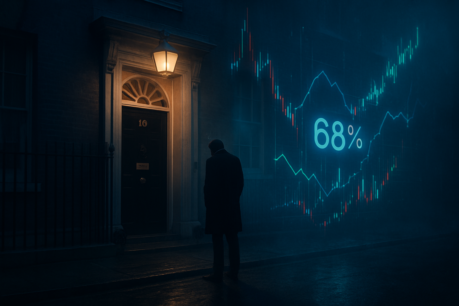 Starmer’s Survival Odds Plummet: Prediction Markets Give UK Prime Minister 68% Chance of Exit by June